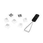 HP HyperX Full key Set Keycaps - PBT (White) 519T5AA#ABA