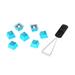 HP HyperX Rubber Keycaps - Gaming Accessory Kit - Blue (US Layout) 519U1AA#ABA