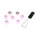 HP HyperX Rubber Keycaps - Gaming Accessory Kit - Pink (US Layout) 519U0AA#ABA