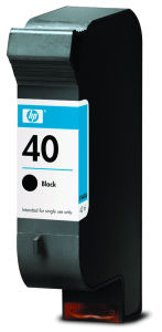HP No. 40 Ink Cartridge Black for HP DeskJet 1200C (42ml) 51640AE