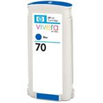 HP No 70 Ink Cart/130 ml Blue w/vivera C9458A