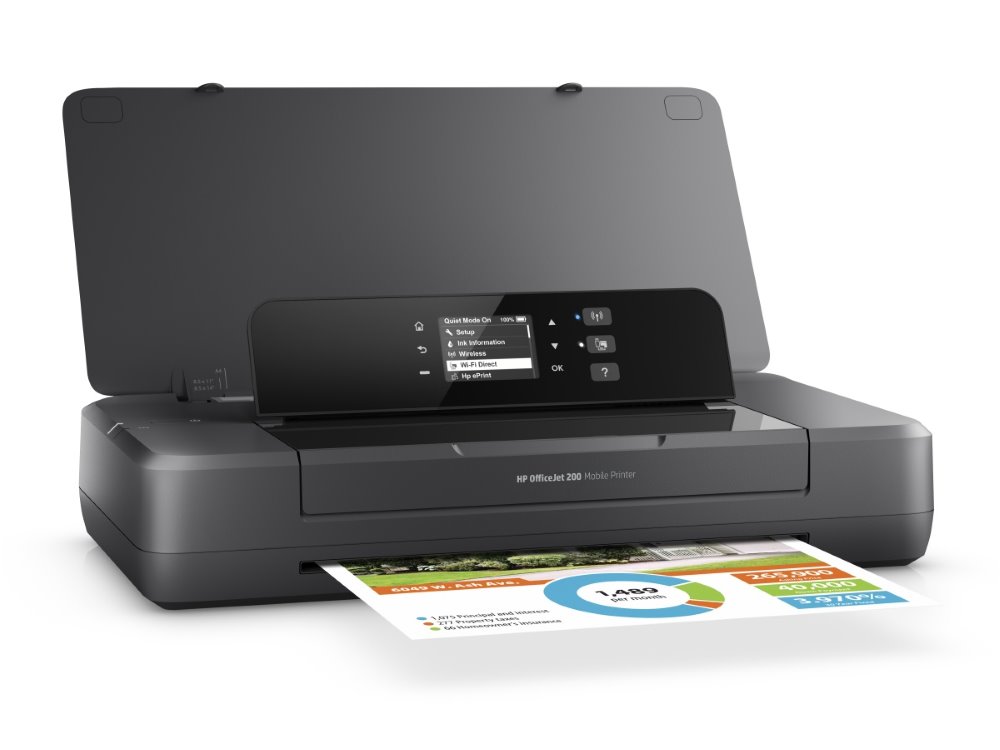 HP Officejet 202 Mobile Printer - Tiskárna - barva - tryskový - A4/Legal - 1200 x 1200 dpi - až 20 N4K99C#A82