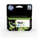 HP originál ink 3JA27AE, HP 963, cyan, 1600str., 22.92ml, high capacity, HP Officejet Pro 9010, 901