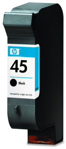 HP originál ink 51645AE, HP 45, black, 930str., 42ml, HP DeskJet 850, 970Cxi, 1100, 1200, 1600, 612