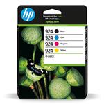 HP originál ink 6C3Z1NE, HP 924, CMYK, 500/3*400str., HP OfficeJet Pro 8120e, 8130e