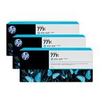 HP originál ink B6Y36A, No.771C, light cyan, 3ks, HP Designjet Z6200