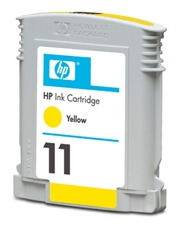 HP originál ink C4838AE, HP 11, yellow, 1750str., 28ml, HP Business InkJet 2xxx, DesignJet 100, 10P