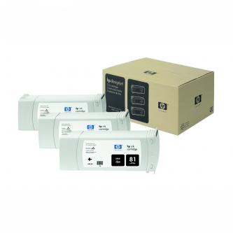 HP originál ink C4930A, No.81, black, 680ml, HP DesignJet 5000, PS, UV, 5500, PS, UV