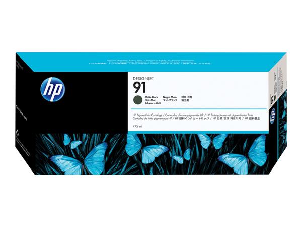 HP originál ink C9464A, No.91, matte black, 775ml, HP Designjet Z6100