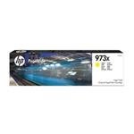 HP originál ink F6T83AE, HP 973X, yellow, 7000str., 82ml, HP PageWide Pro 452, Pro 477