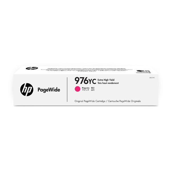 HP originál ink L0S30YC, HP 976YC, magenta, 16000str., HP PageWide Managed MFP P57750dw, P55250dw