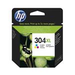 HP originál ink N9K07AE, HP 304XL, Tri-color, 300str., 7ml, HP DeskJet 2620,2630,2632,2633,3720,373