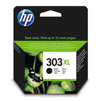 HP originál ink T6N04AE, HP 303XL, black, 600str., high capacity, HP ENVY Photo 6230, 7130, 7134, 7