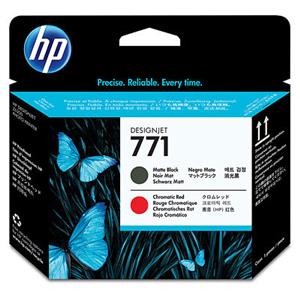 HP originál tlačová hlava CE017A, HP 771, matte black/chromatic red CE017A