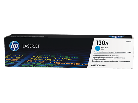 HP originál toner CF351A, cyan, 1000str., HP 130A, HP Color LaserJet Pro M176n, M177fw, 300g