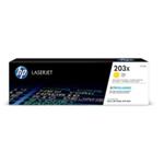 HP originál toner CF542X, yellow, 2500str., HP 203X, high capacity, HP Color LaserJet Pro M254dw, nw, M280nw,