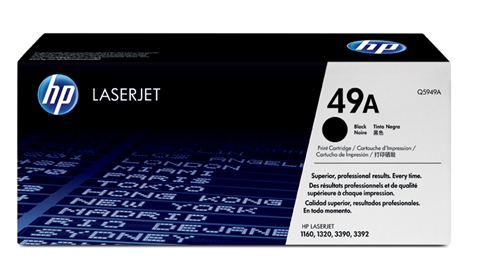 HP originál toner Q5949A, black, 2500str., HP 49A, HP LaserJet 1160, 1320, 3390, 3392