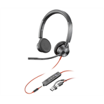 HP Poly Blackwire 3325 MS Teams náhlavná súprava, 3.5 mm jack + USB-C/A adaptér, stereo 8X222AA