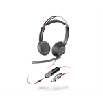 HP Poly Blackwire 5220 MS Teams náhlavná súprava, 3.5 mm jack + USB-C/A adaptér, stereo (bulk) 8X231A6