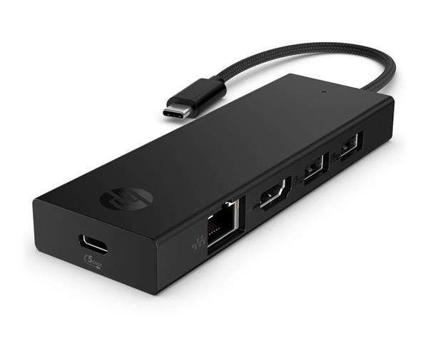 HP Portable USB-C 4K HDMI Hub BR1U0UT