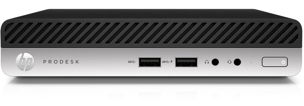HP ProDesk 400 MINI G3 Core i3-7100T 4GB SSD 128GB Win 10Pro Y5F30AV