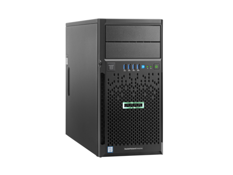 HP ProLiant ML30 G9 E3-1220v5 3GHz 4-core 1P 8GB-U 2x1TB SATA HP 350W PS DVD-RW Tower 831068-425