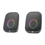 HP reproduktory DHS-2113, 2.0, 6W, čierne, Bluetooth, podsvietené 8YJ98AA
