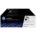 HP tisková kazeta černá, CE278AD - 2 pack