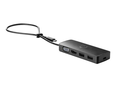 HP Travel Hub G2 - Replikátor portu - USB-C - VGA, HDMI 7PJ38AA