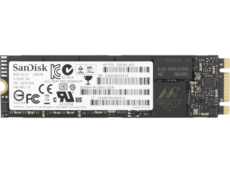 HP Turbo Drive G2 - SSD - 256 GB - interní - M.2 2280 - PCI Express 3.0 x4 (NVMe) - pro Elite Slice 1CA51AA