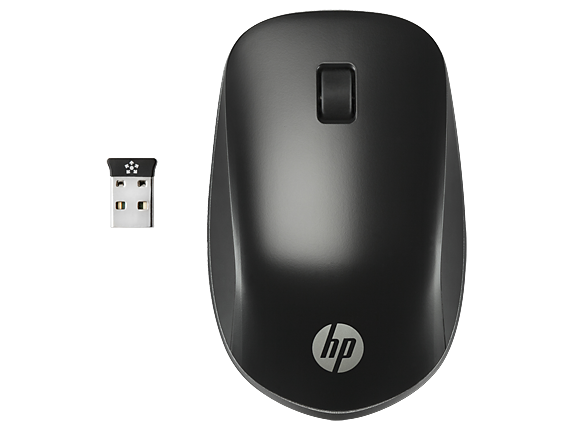 HP Ultra Mobile - Myš - pravák a levák - 3 tlačítka - bezdrátový - 2.4 GHz - bezdrátový přijímač US H6F25AA#ABB