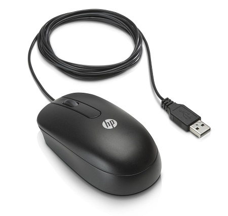 HP USB Optical Scroll Mouse, USB QY777AA