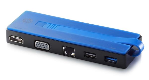 HP USB Travel Dock - Dokovací stanice - USB - VGA, HDMI - 10Mb LAN - pro HP 245 G7; EliteBook 735 G T0K30AA#AC3