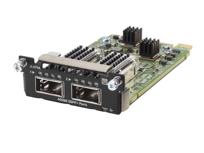 HPE Aruba - Expanzní modul - 40 Gigabit QSFP+ x 2 - pro HPE Aruba 3810M 16SFP+ 2-slot Switch JL079A