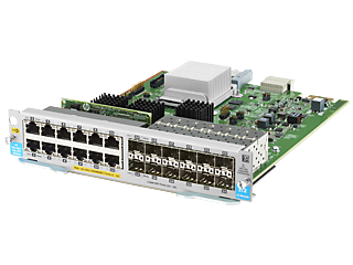 HPE - Expanzní modul - Gigabit Ethernet (PoE+) x 12 + Gigabit SFP x 12 - pro HPE Aruba 5406R zl2, 5 J9989A