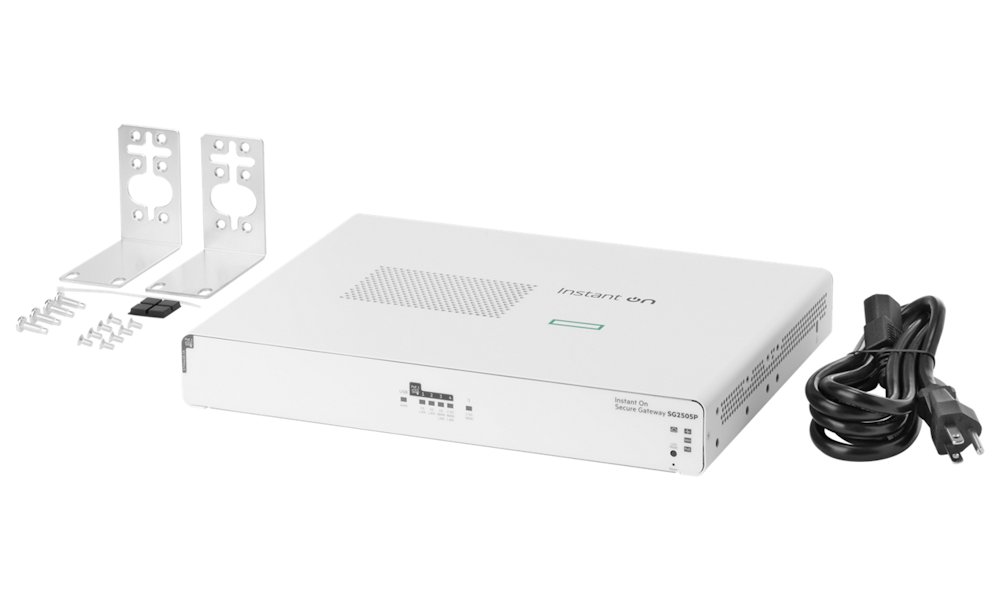 HPE Networking Instant On Secure Gateway 5-port SmartRate 2.5G PoE+ 64W SG2505P S0G34A