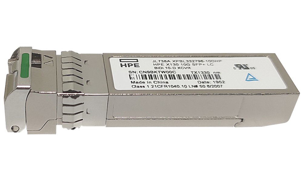 HPE X130 10G SFP+ LC BiDi 10km-Downlink Transceiver JL738A