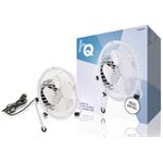 HQ FN04WH - Stolní USB ventilátor 10 cm, 2.5 W, bílý