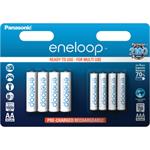 HR6 1900mAh + HR03 750mAh 8BP PANASONIC