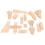 Hračka Bigjigs Rail Dřevěné koleje set 25 dílů BJT052