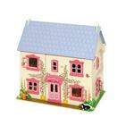 Hračka Bigjigs Toys Ružový domček pre bábiky JT101