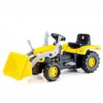 Hračka Dolu Veľký šliapací traktor s rýpadlom, žltý 10878051