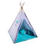 Hračka G21 stan Teepee Jazerné kráľovstvo, tyrkysové G21-TNT-mint