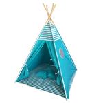 Hračka G21 stan Teepee Letné nebo, modré 81033
