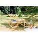 Hračka Plum 2v1 – drevené stolčeky na hranie 109425074