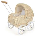 Hračka Small Foot Proutěný kočárek pro panenky Vintage LE8750