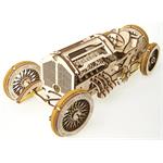 Hračka Ugears 3D drevené mechanické puzzle U9 Auto (Grand Prix) UG70035