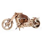 Hračka Ugears 3D drevené mechanické puzzle VM-02 Motorka (chopper) UG70044