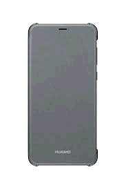 Huawei 51992274 flipové púzdro s oknom pre P Smart, čierne 6901443208371