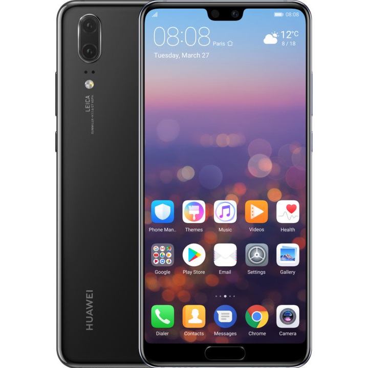 Huawei P20 Dual Sim Black SP-P20DSBOM